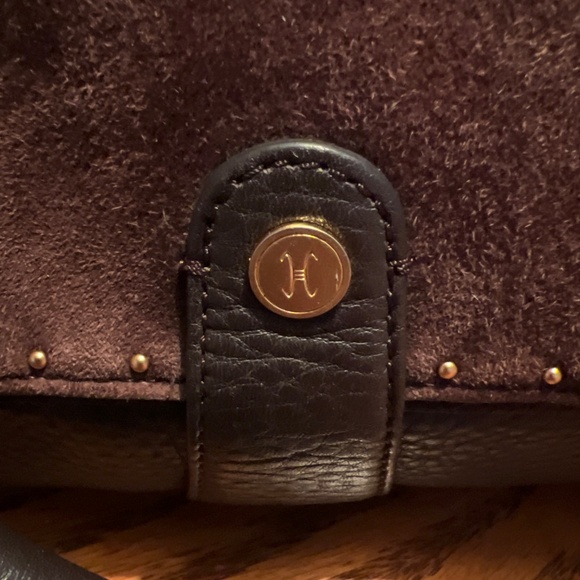 Cole Haan Leather & Suede Satchel Bag - EUC - Picture 4 of 16